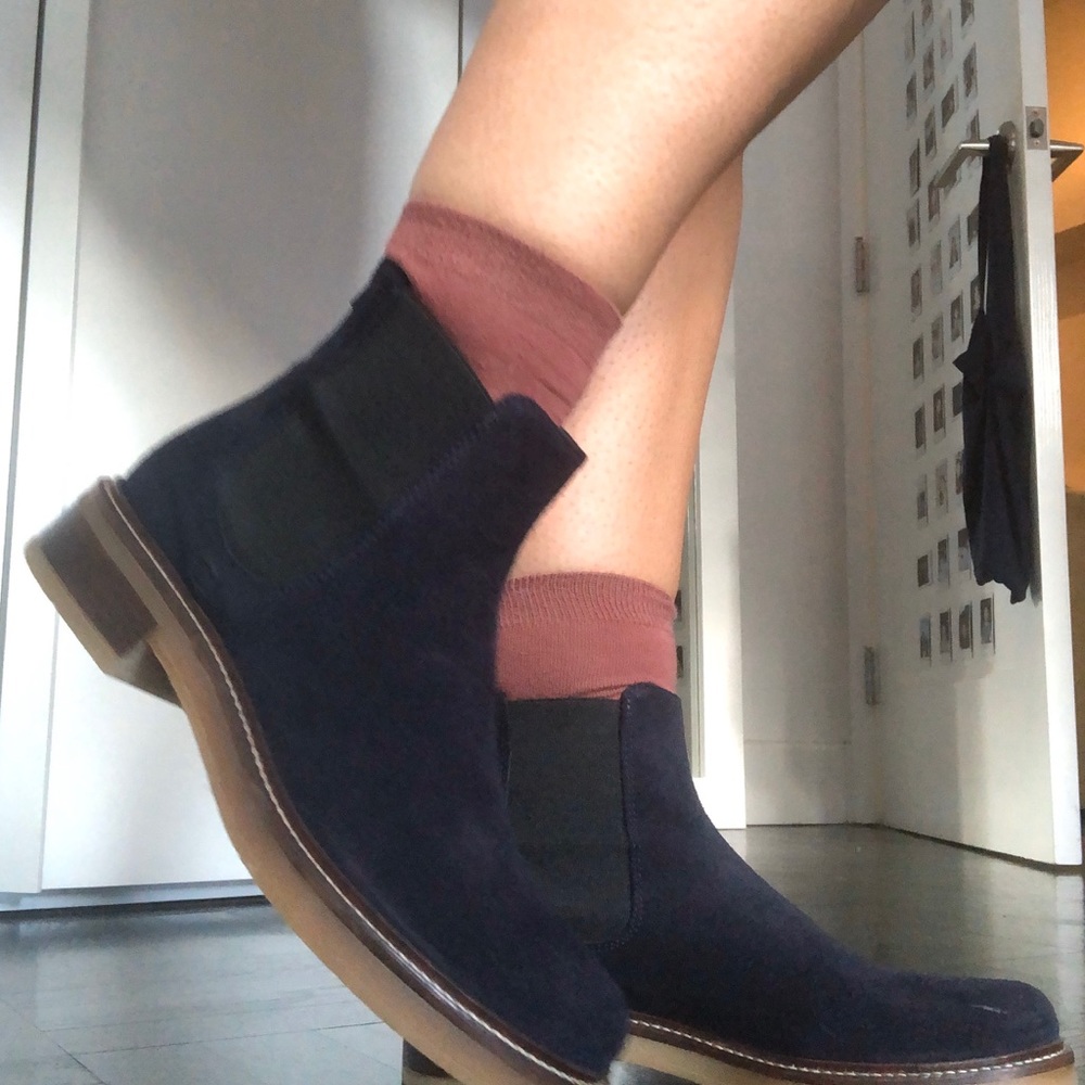 Barney’s Suede Chelsea Boots